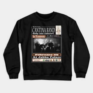 cantina band blak background Crewneck Sweatshirt